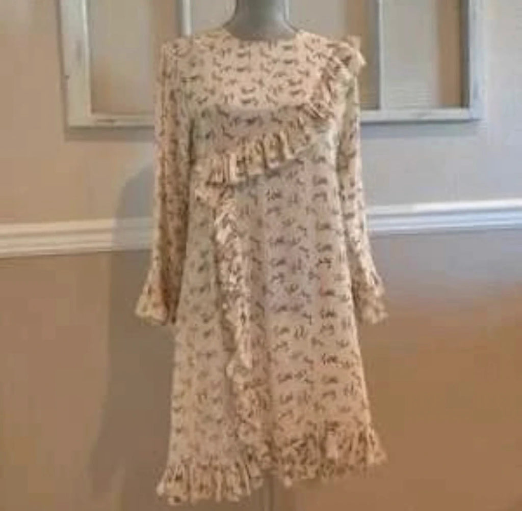 Mes Demoiselles Frimeuse silk dress - view 8