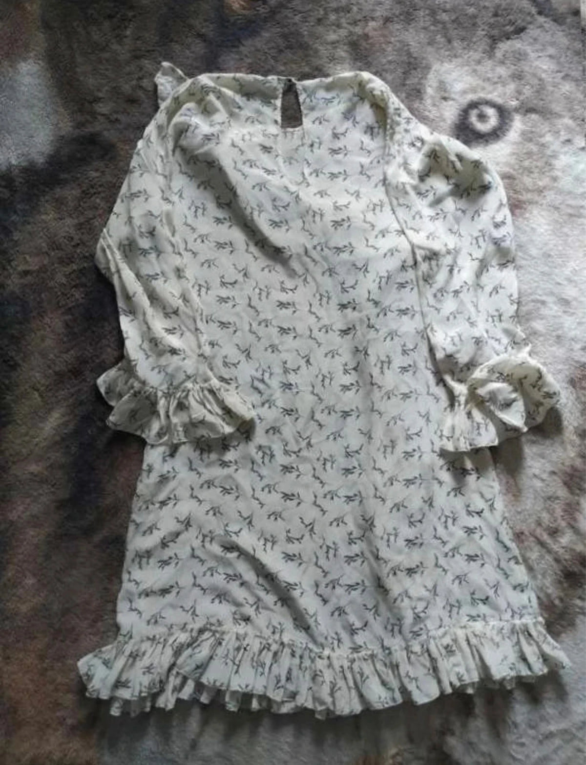 Mes Demoiselles Frimeuse silk dress - view 7
