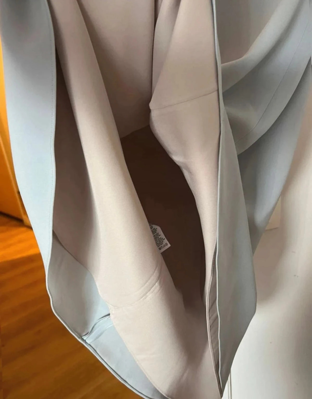 Theory new grey blue midi skirt - view 6