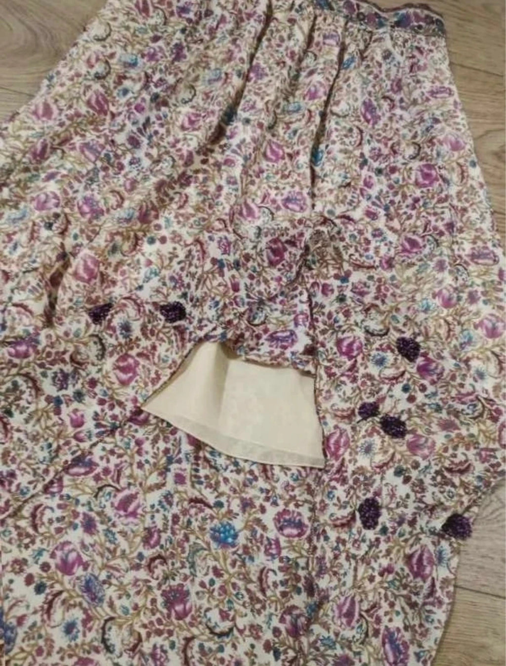 Zadig & Voltaire joslin print midi skirt decorated with beads - view 4