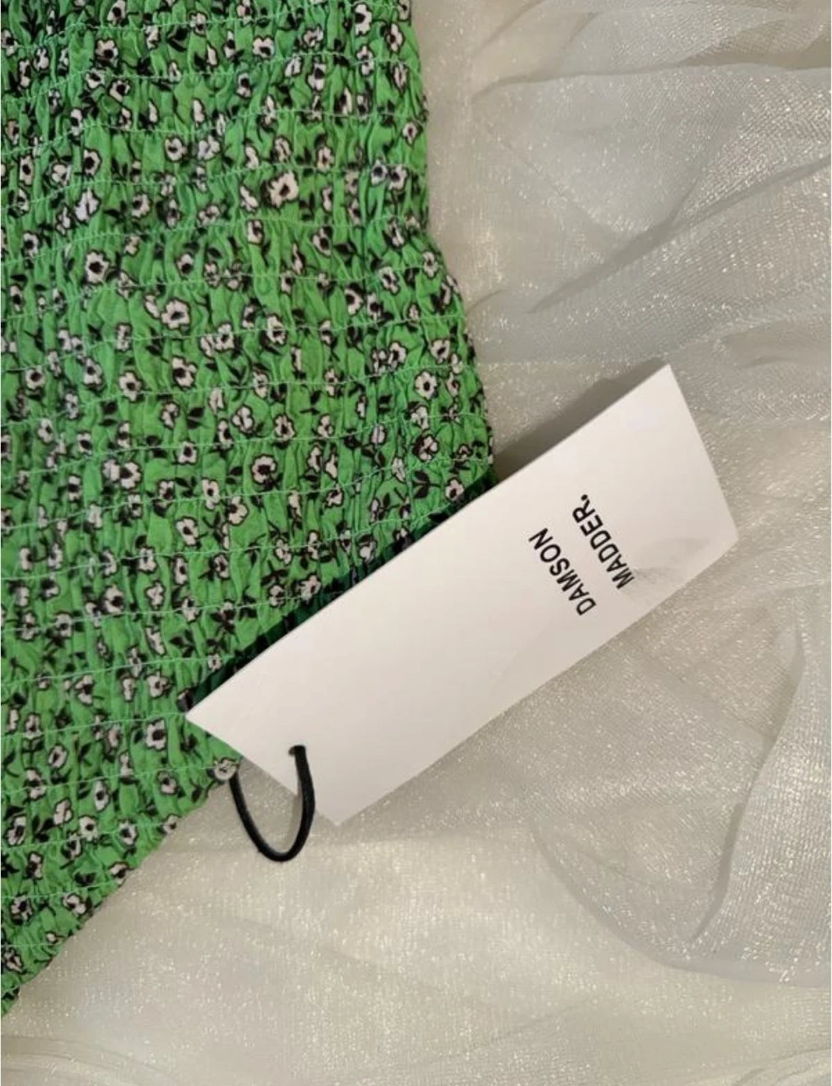 Damson Madder new green one shoulder top - view 3
