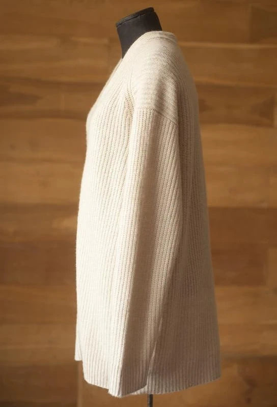 Vince cream cashmere wool cardigan - view 4