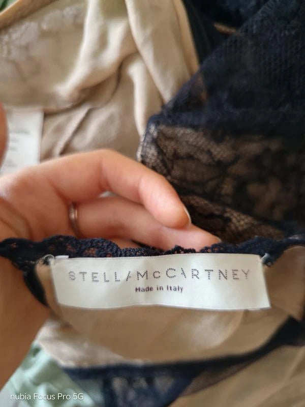 Stella McCartney archive black lace long dress - view 5