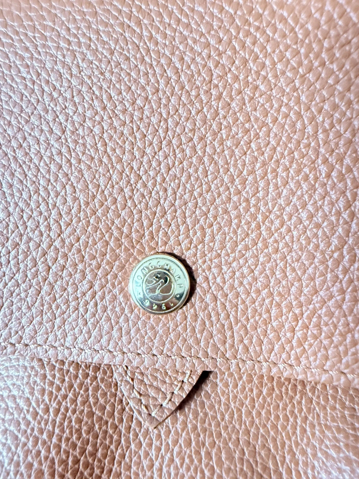 Longchamp le foulonne brown leather backpack - view 4