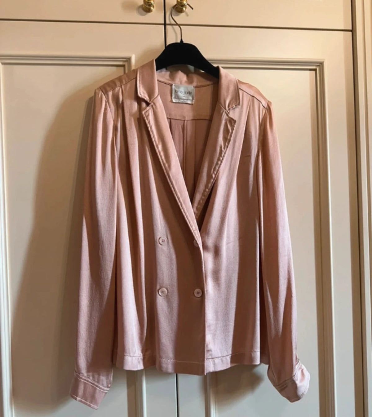 Forte Forte acetate silk pink blouse jacket