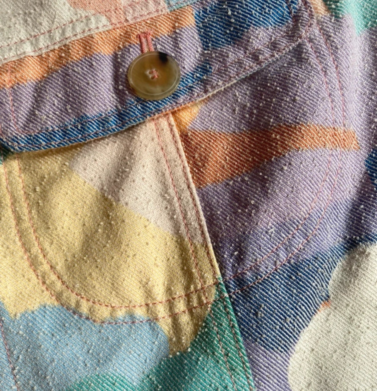 Forte Forte pastel colourful cotton sleeveless jacket - view 4