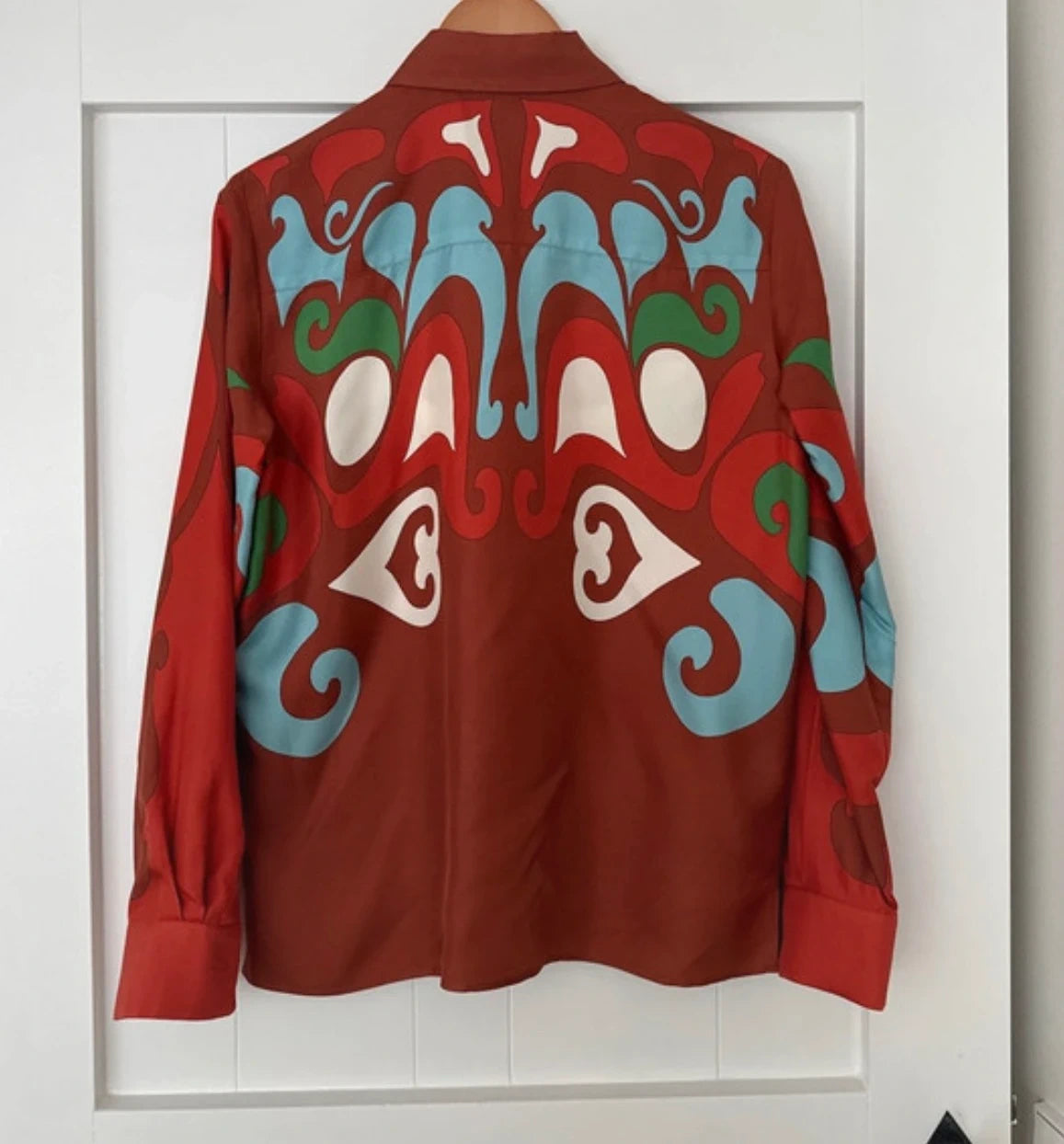 La DoubleJ Phoenix Placée light blue in silk twill boy shirt - view 5
