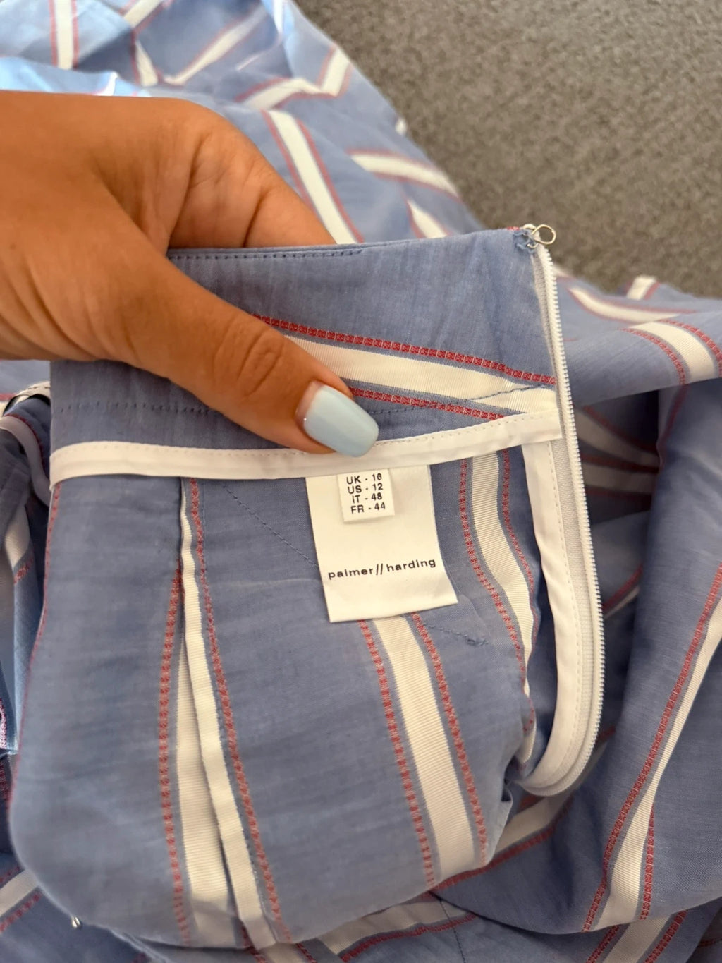 Palmer//Harding long striped skirt - view 3