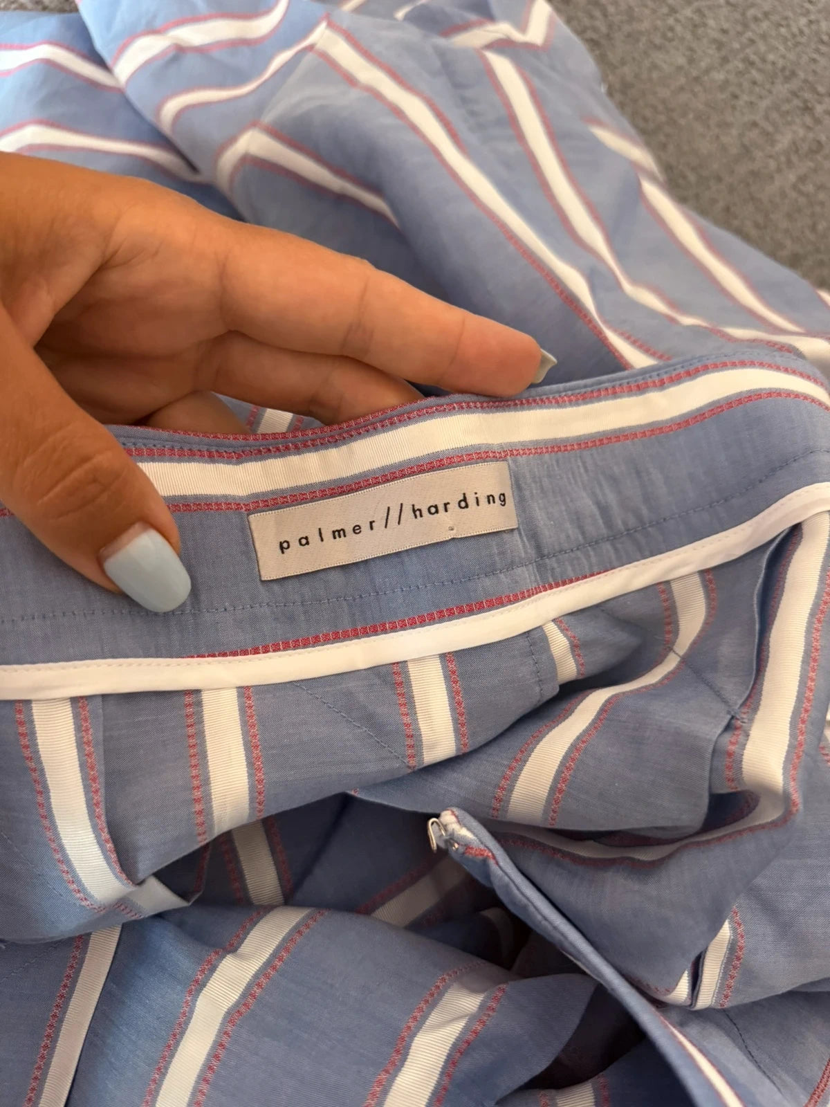 Palmer//Harding long striped skirt - view 2