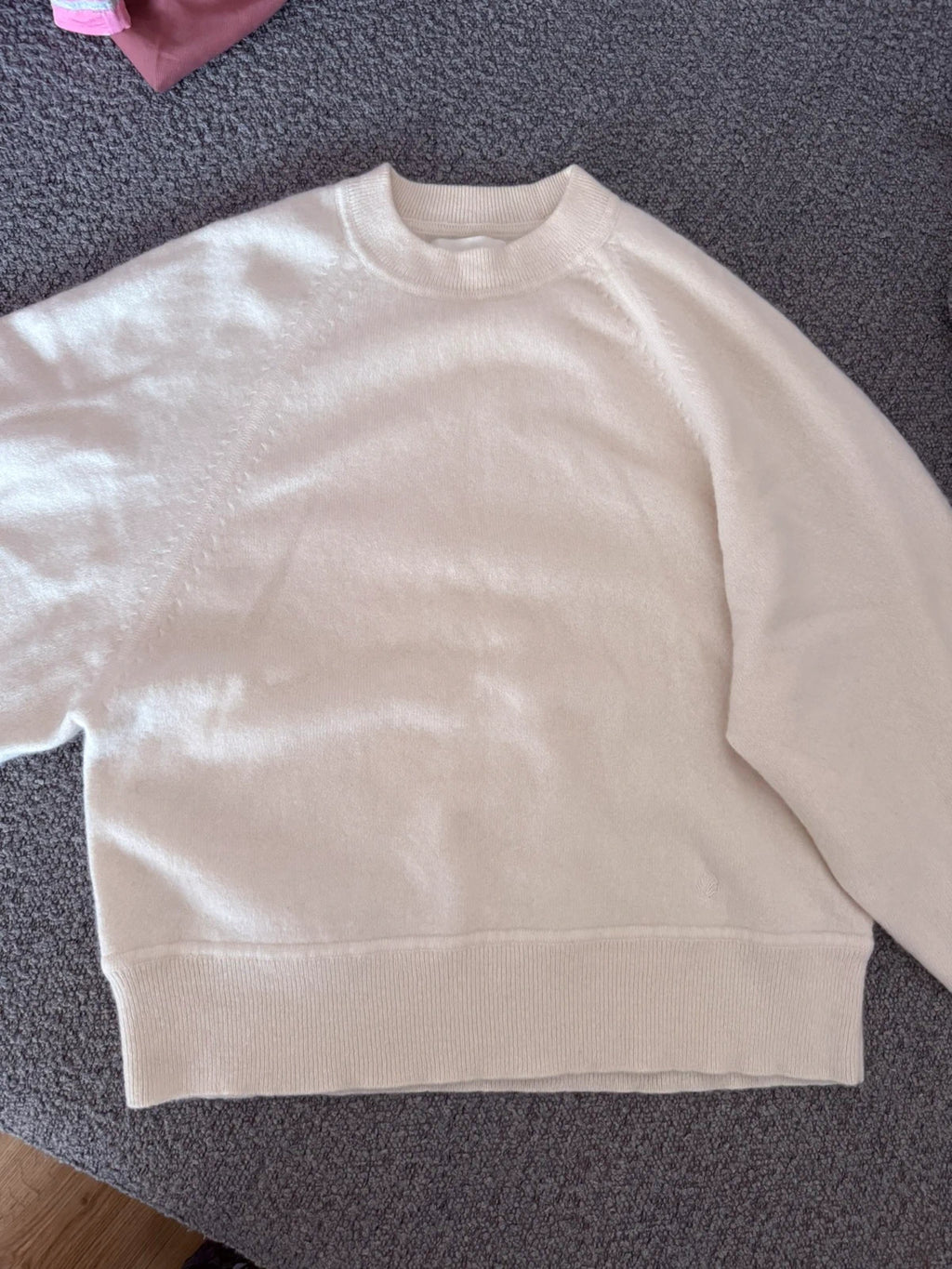 Loulou Studio white cashmere sweater jumper