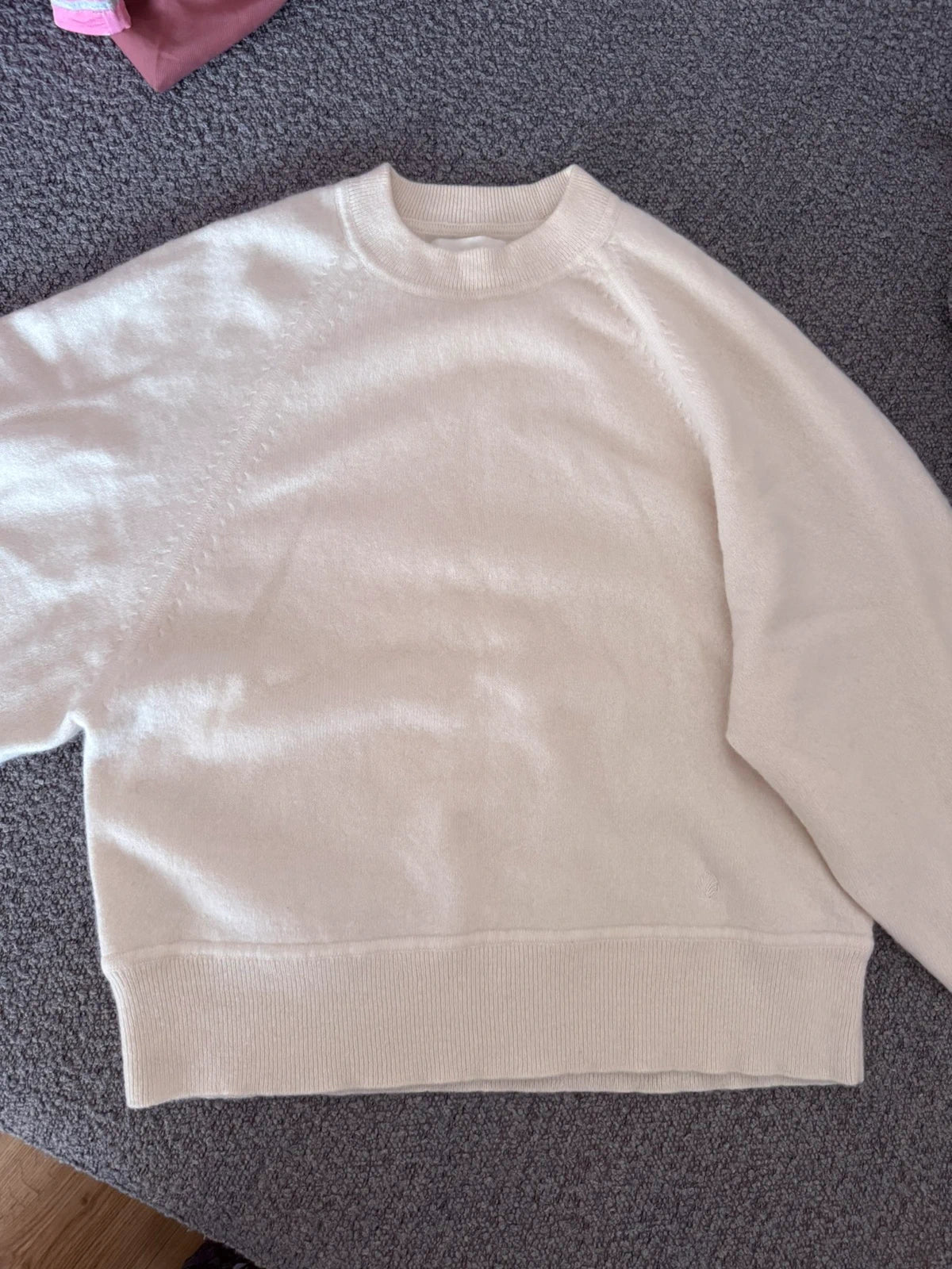 Loulou Studio white cashmere sweater jumper