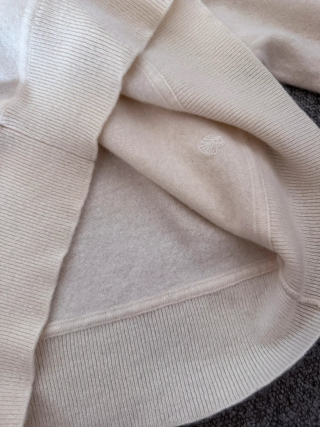 Loulou Studio white cashmere sweater jumper - view 5