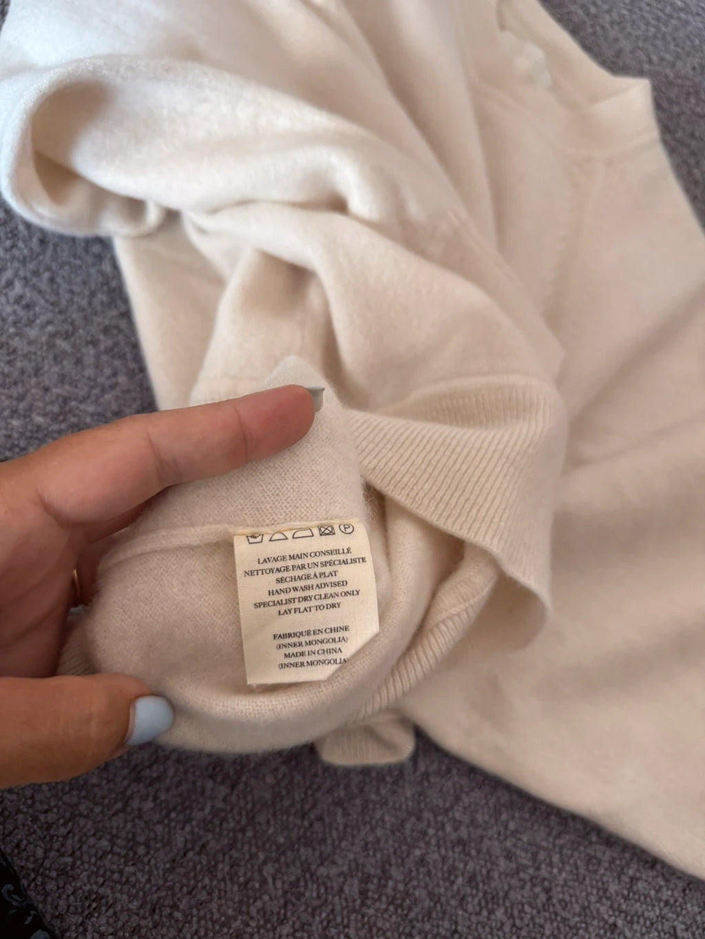 Loulou Studio white cashmere sweater jumper - view 7