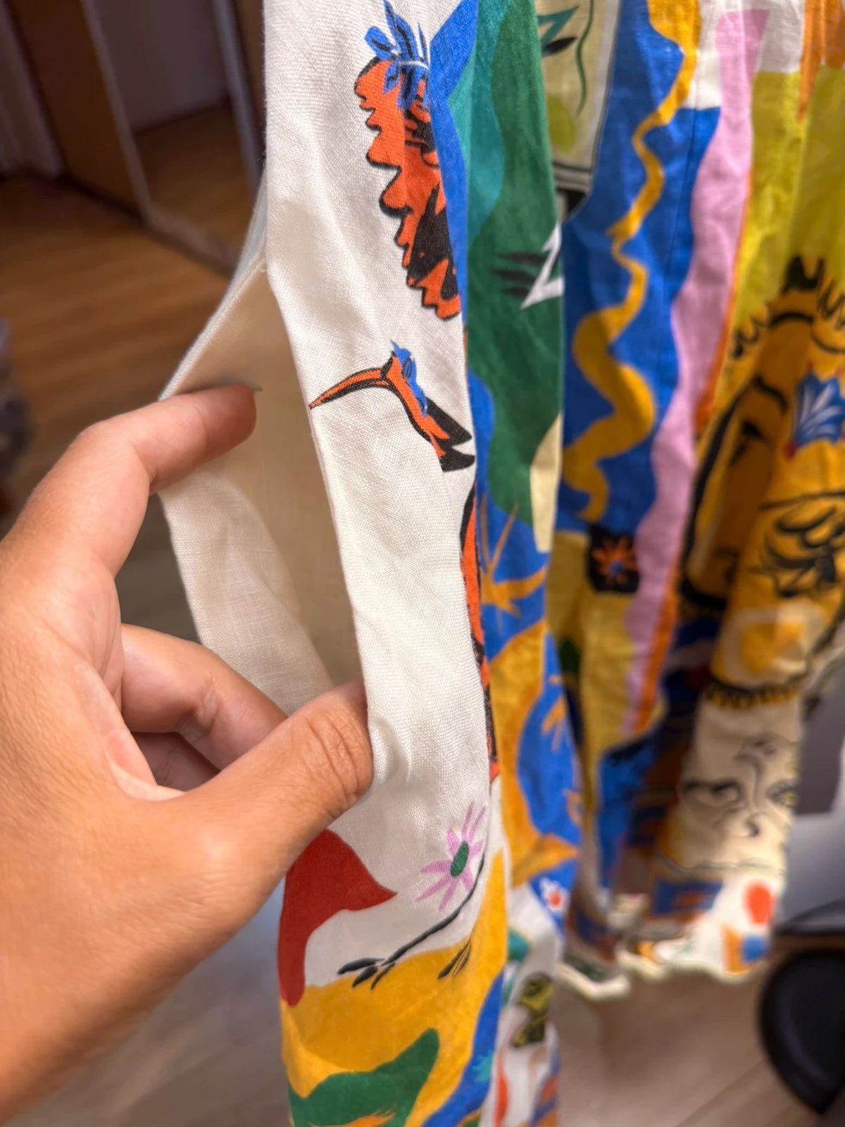 Alemais linen long dress - view 2