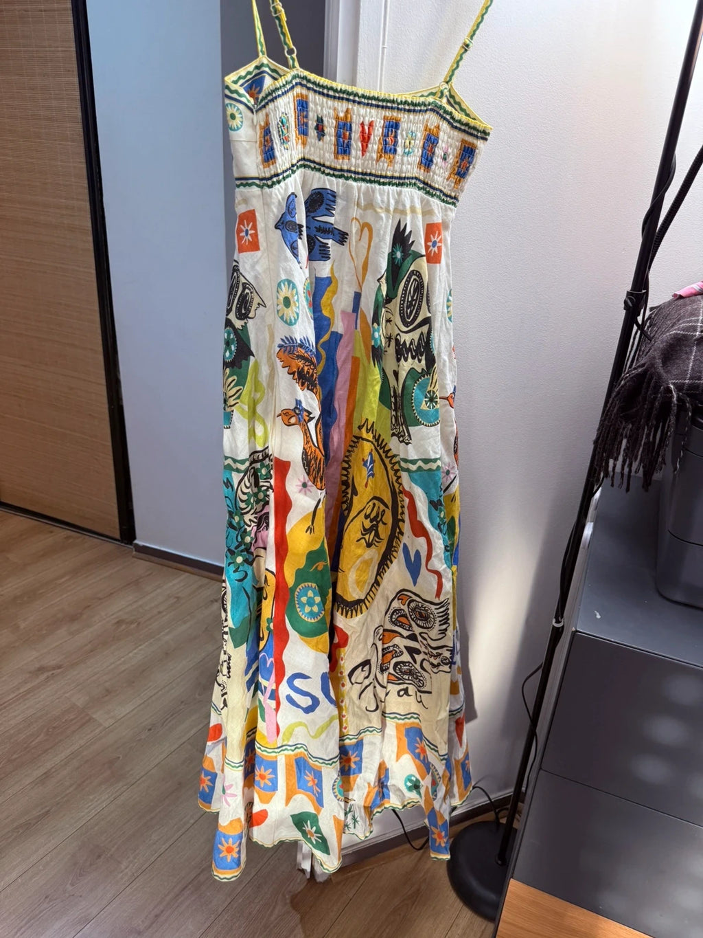 Alemais linen long dress - view 7