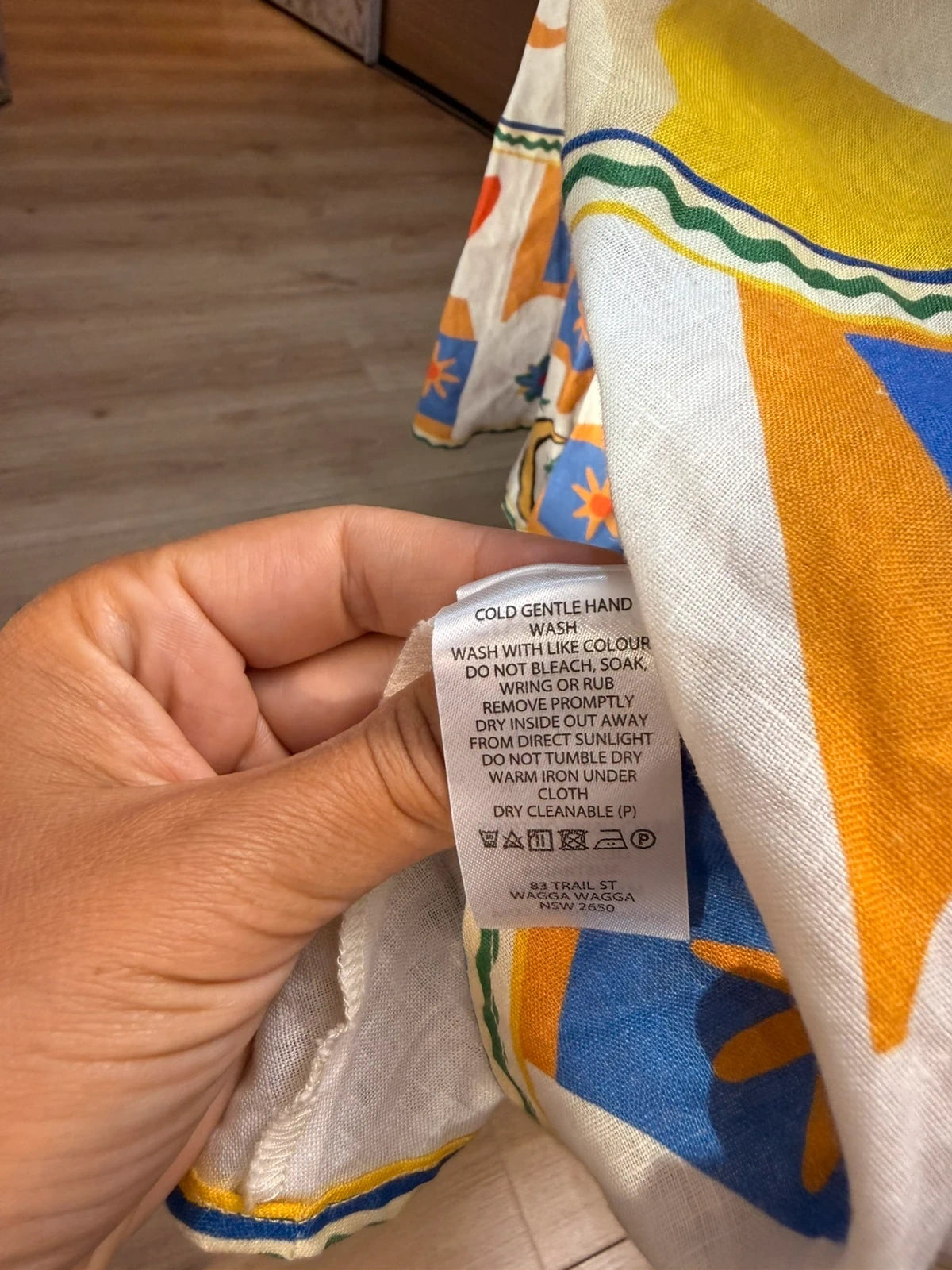 Alemais linen long dress - view 8