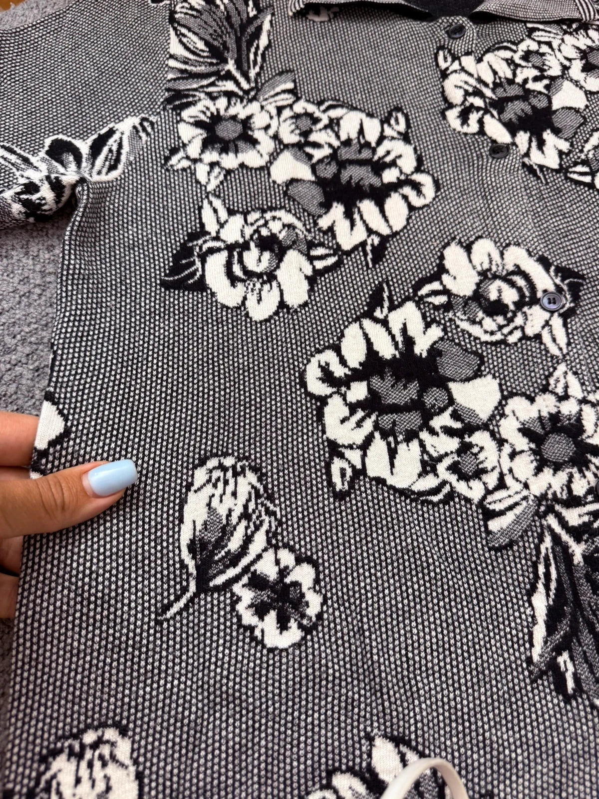 Joseph shirt floral jacquard top - view 2