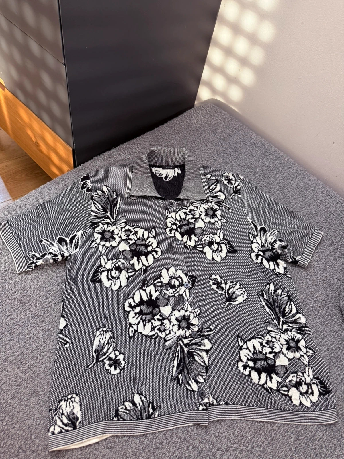 Joseph shirt floral jacquard top