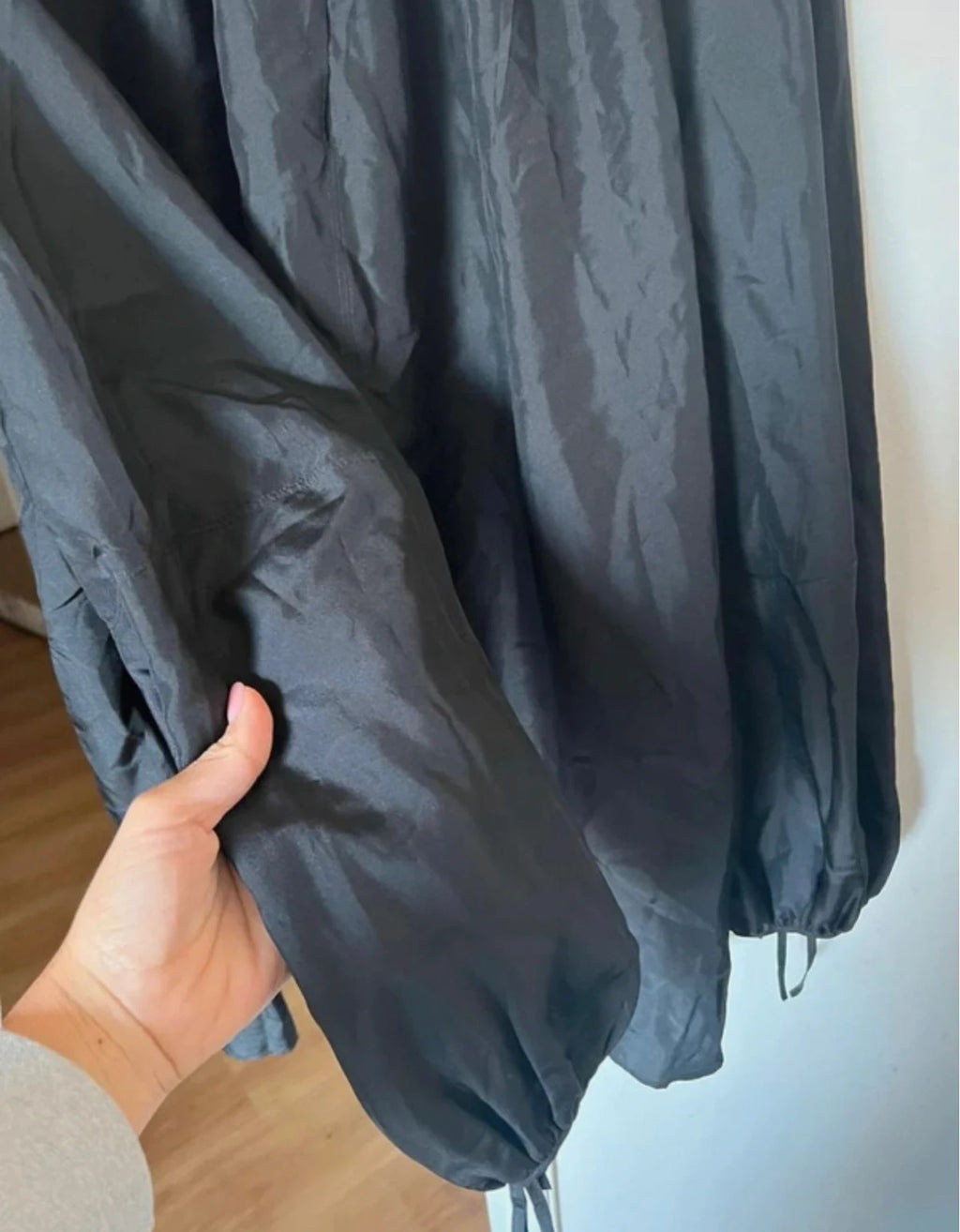Joseph bramwell habotai black silk blouse - view 4