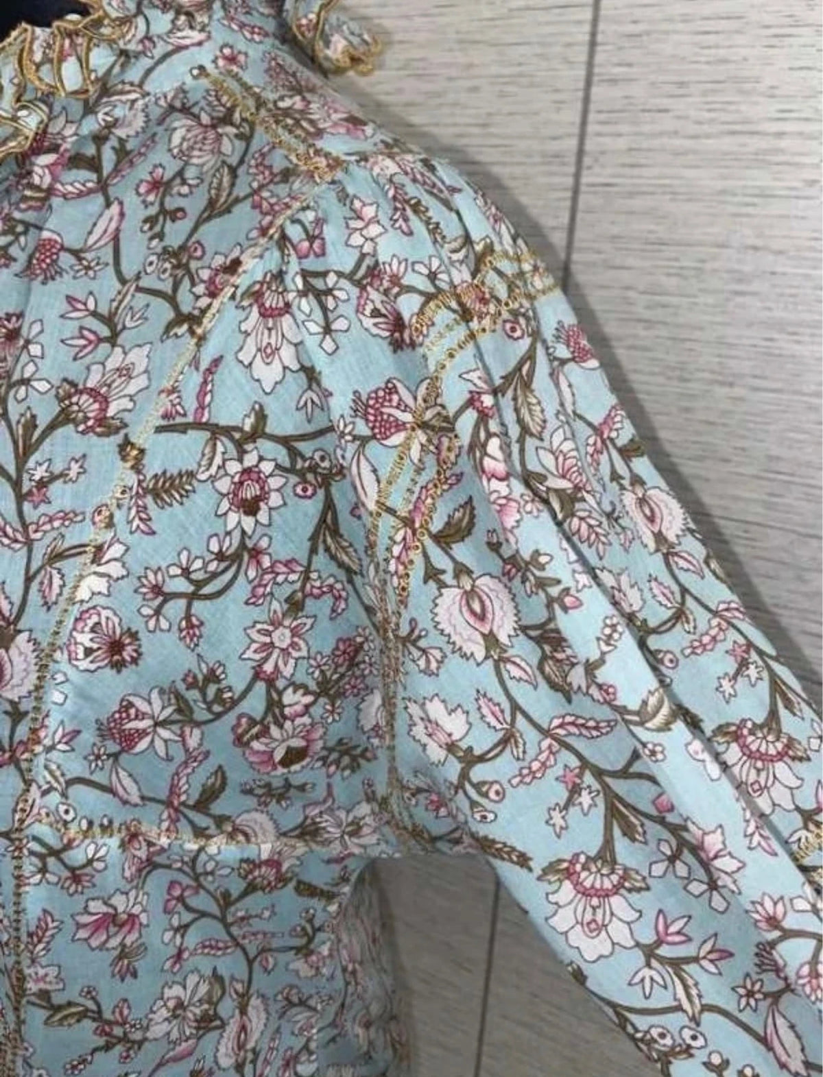 Isabel Marant cotton embroidered blouse shirt - view 5