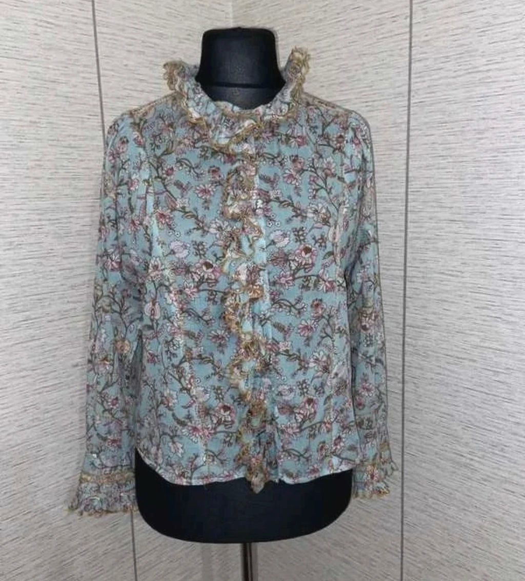 Isabel Marant cotton embroidered blouse shirt - view 2