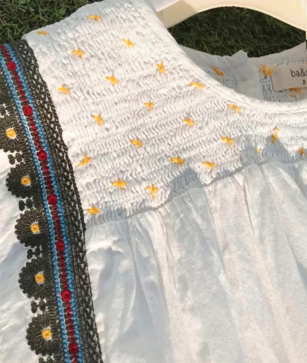 Ba&sh cotton embroidered top blouse - view 7