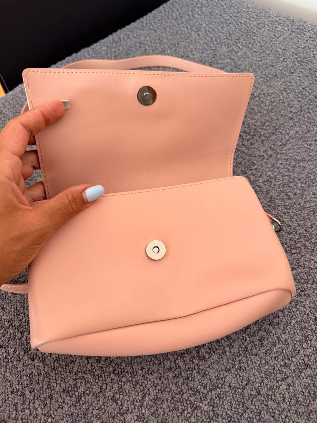 Longchamp new pink leather crossbody bag - view 4