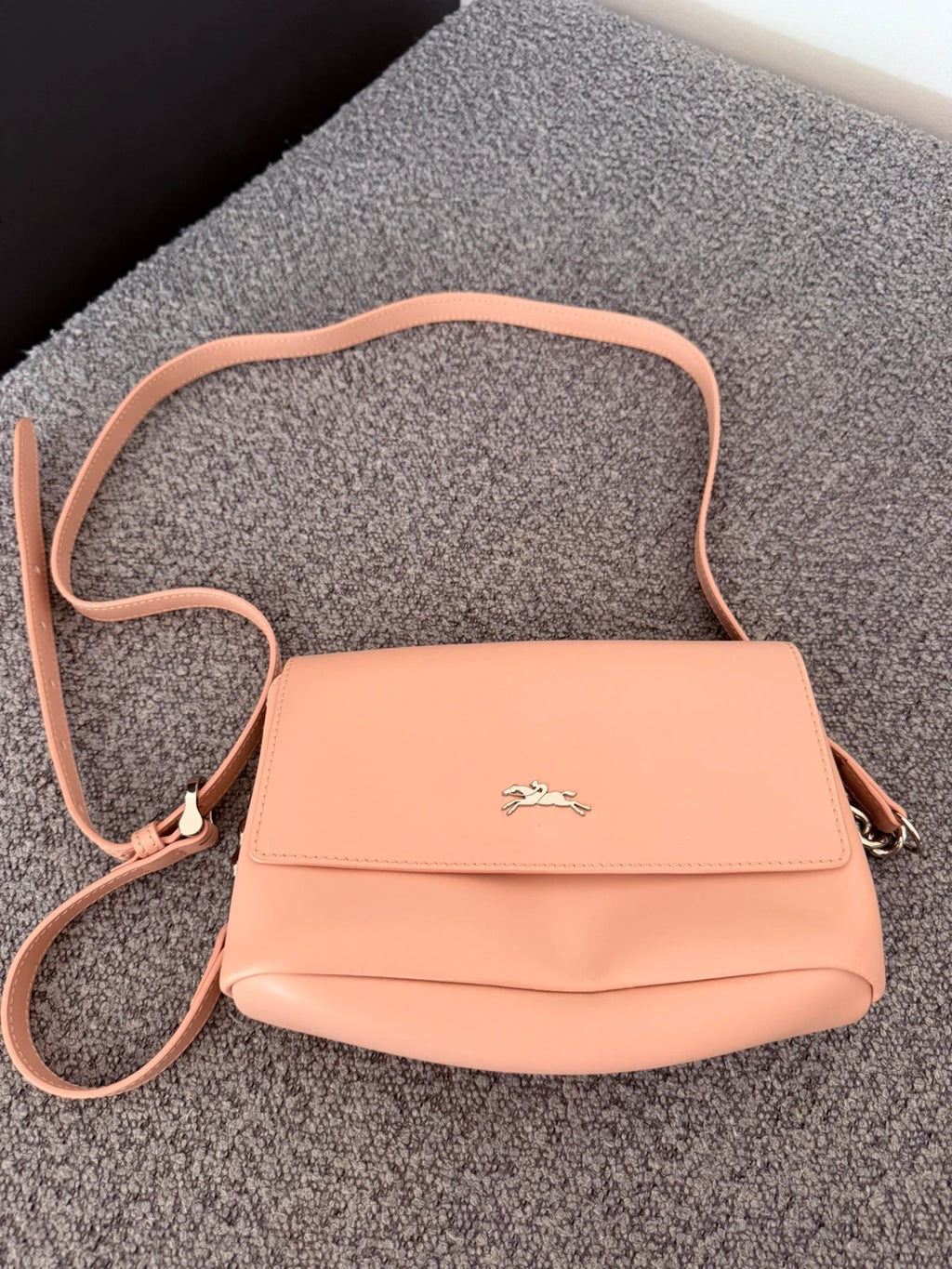 Longchamp new pink leather crossbody bag - view 2
