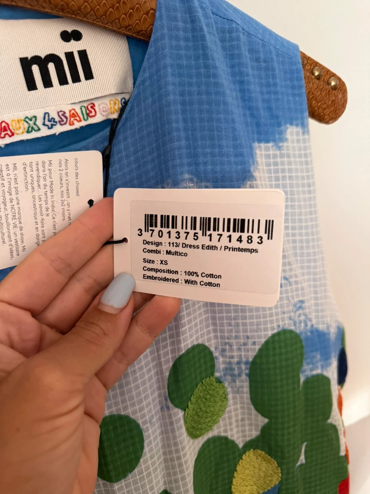 Mii new long embroidered dress - view 4