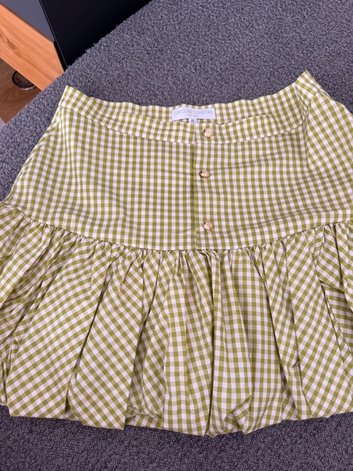 Caroline Constas New York green cotton skirt - view 8