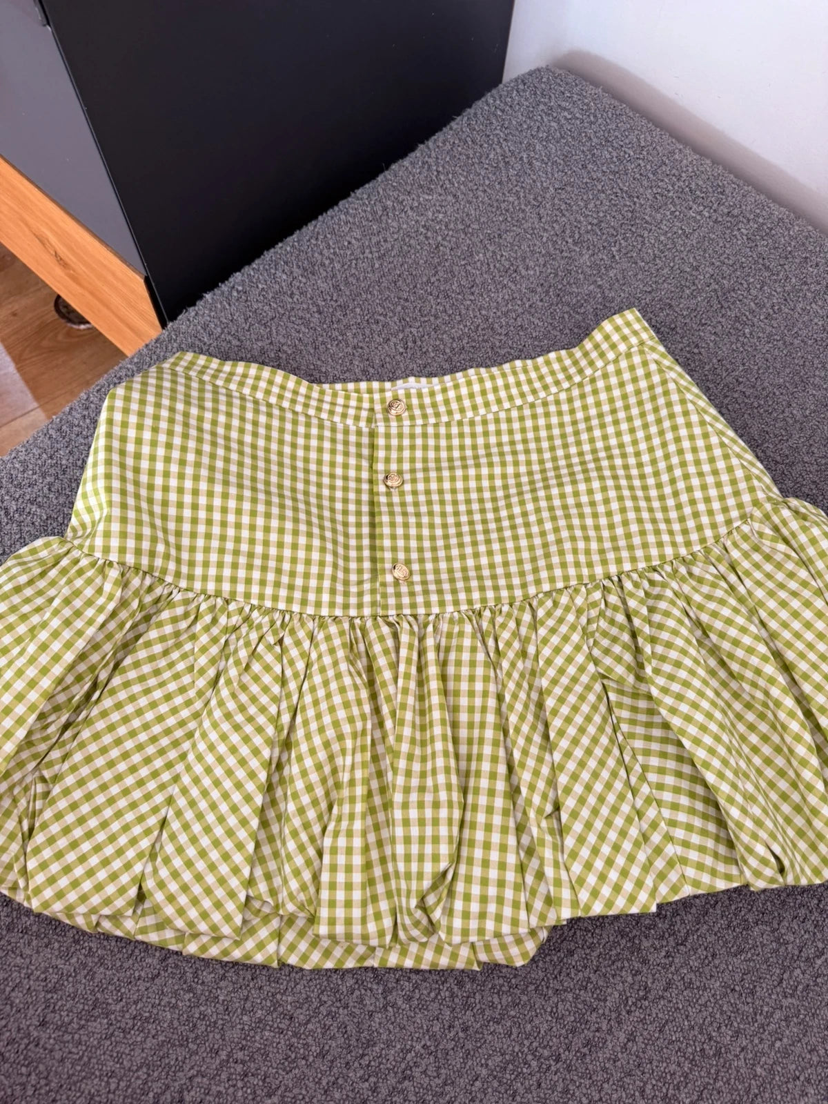 Caroline Constas New York green cotton skirt - view 2
