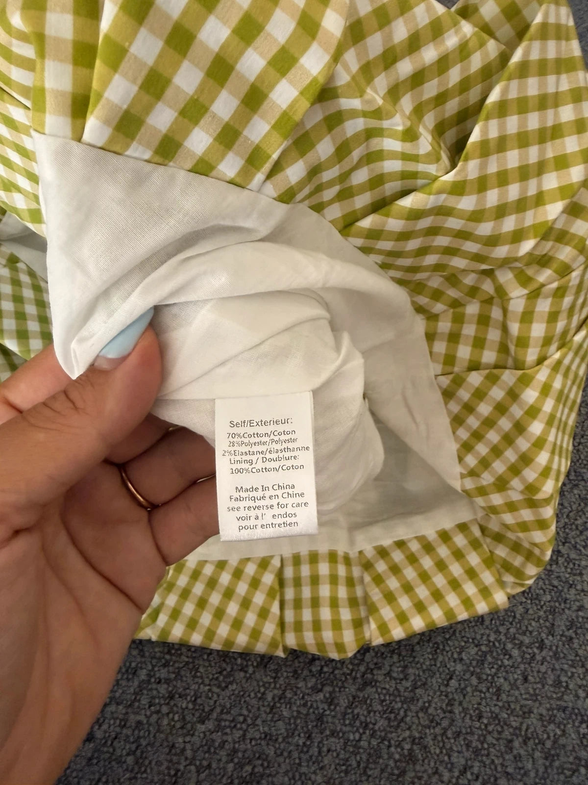 Caroline Constas New York green cotton skirt - view 6