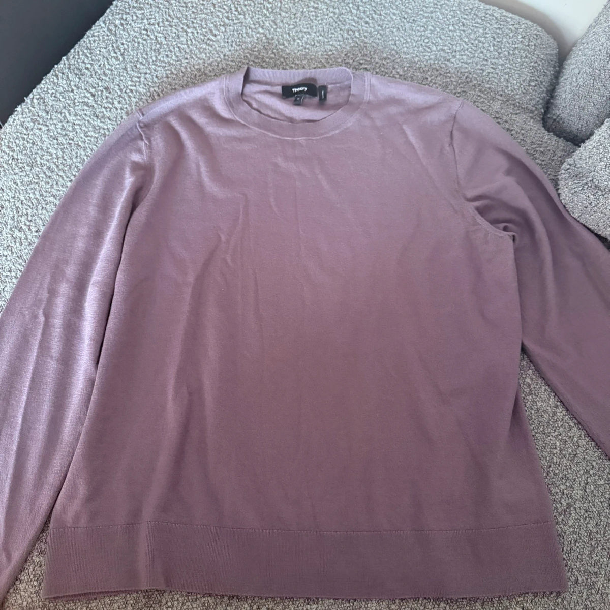 Theory new dusty lilac wool jumper - view 2