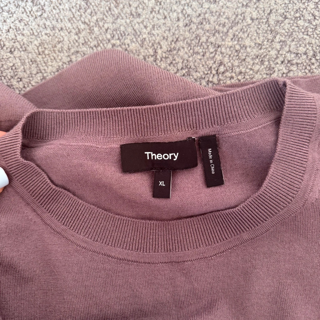 Theory new dusty lilac wool jumper - view 7