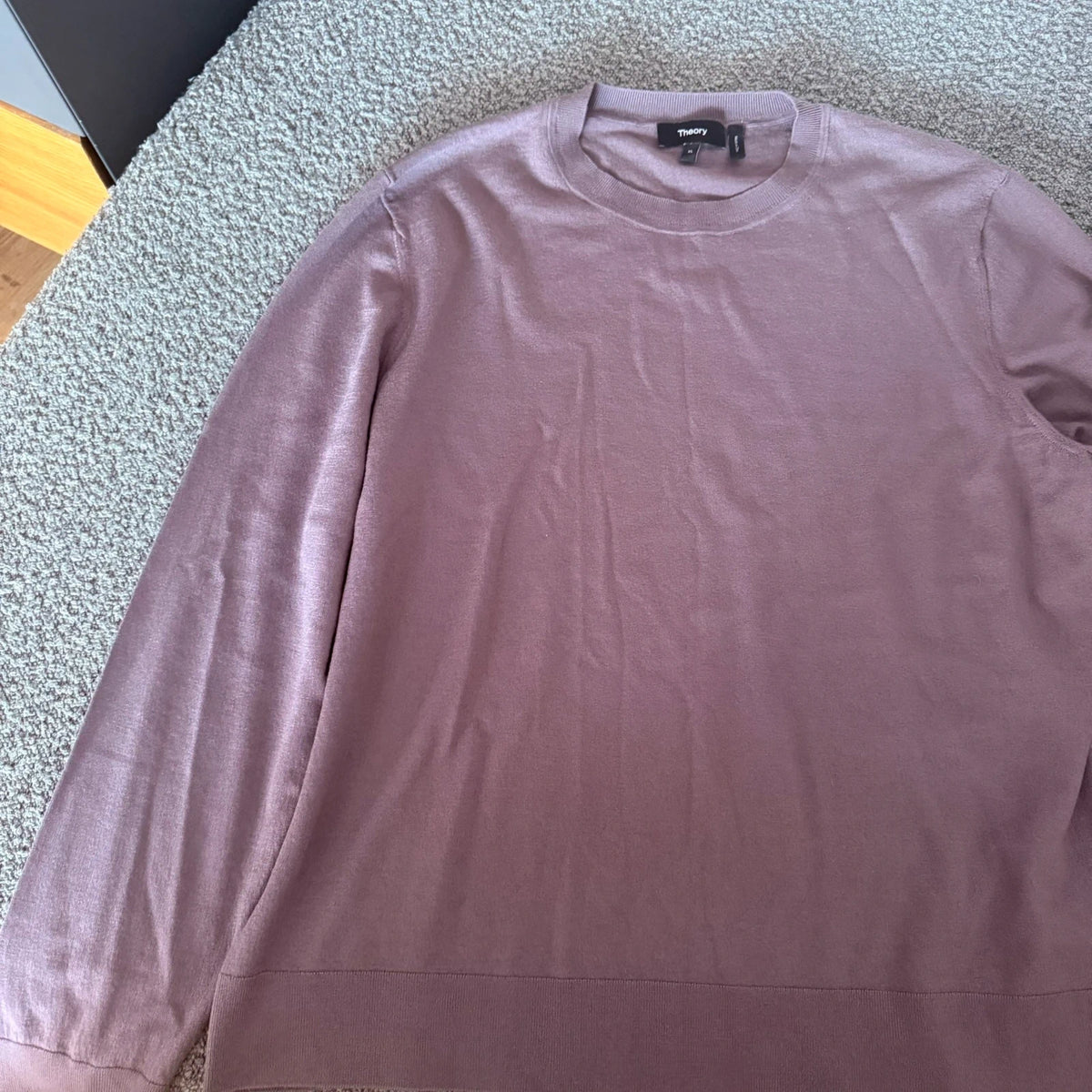 Theory new dusty lilac wool jumper - view 3