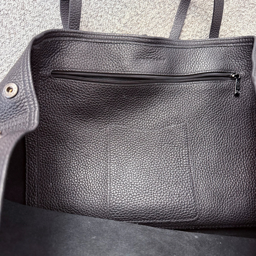 Longchamp roseau black soft leather hobo bag - view 13
