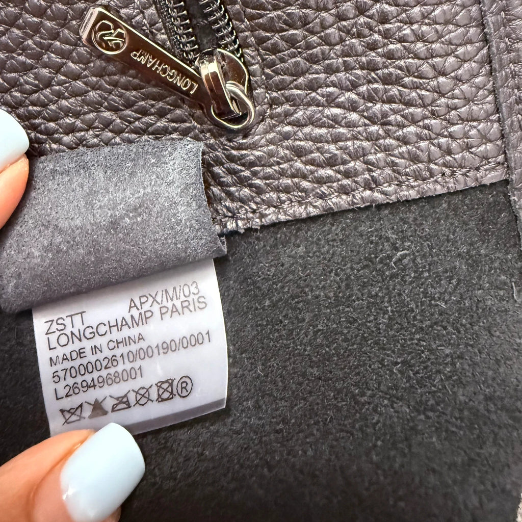 Longchamp roseau black soft leather hobo bag - view 15