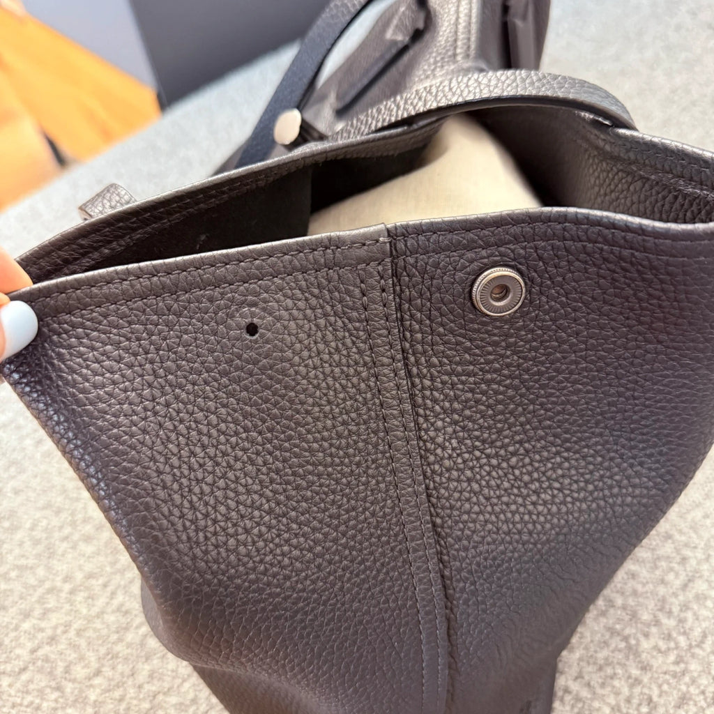 Longchamp roseau black soft leather hobo bag - view 10