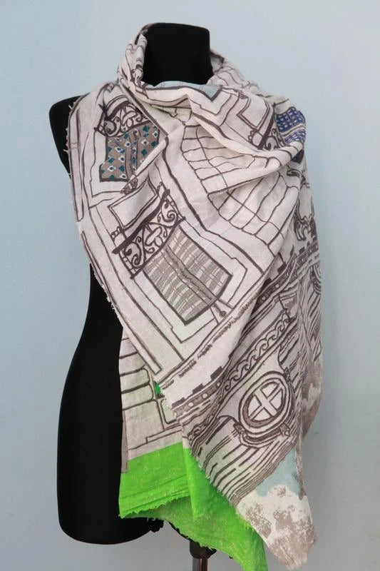 Inouitoosh cotton shawl scarf
