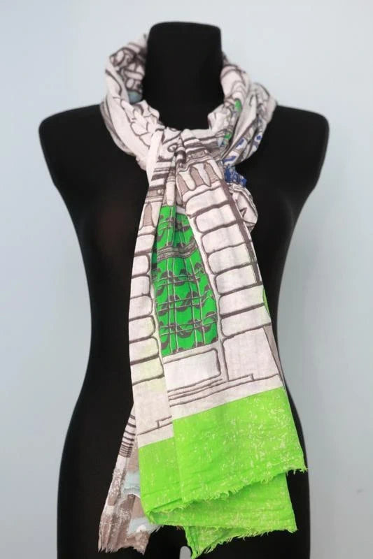 Inouitoosh cotton shawl scarf - view 5