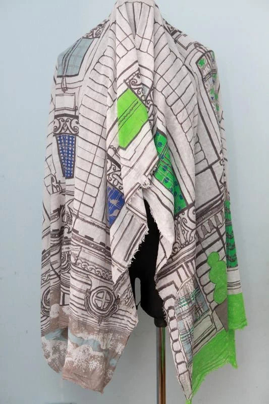 Inouitoosh cotton shawl scarf - view 2