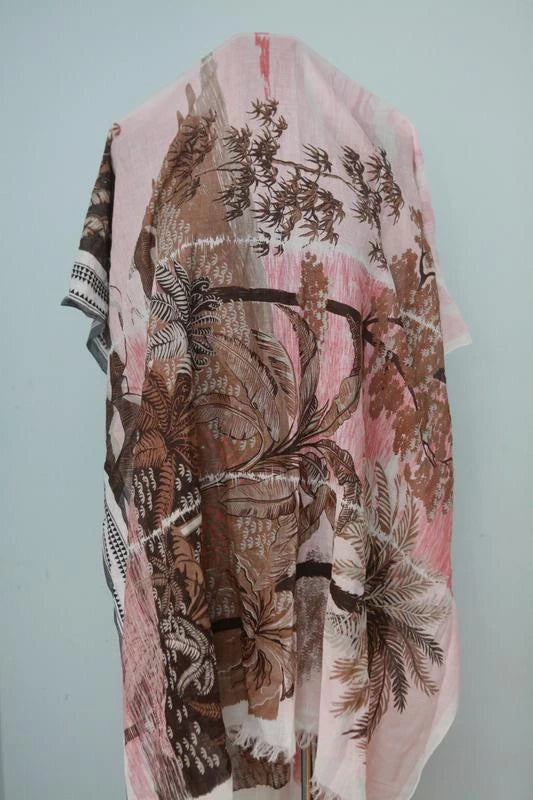 Inouitoosh cotton big shawl scarf - view 4
