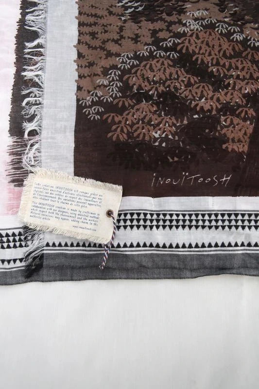 Inouitoosh cotton big shawl scarf - view 8