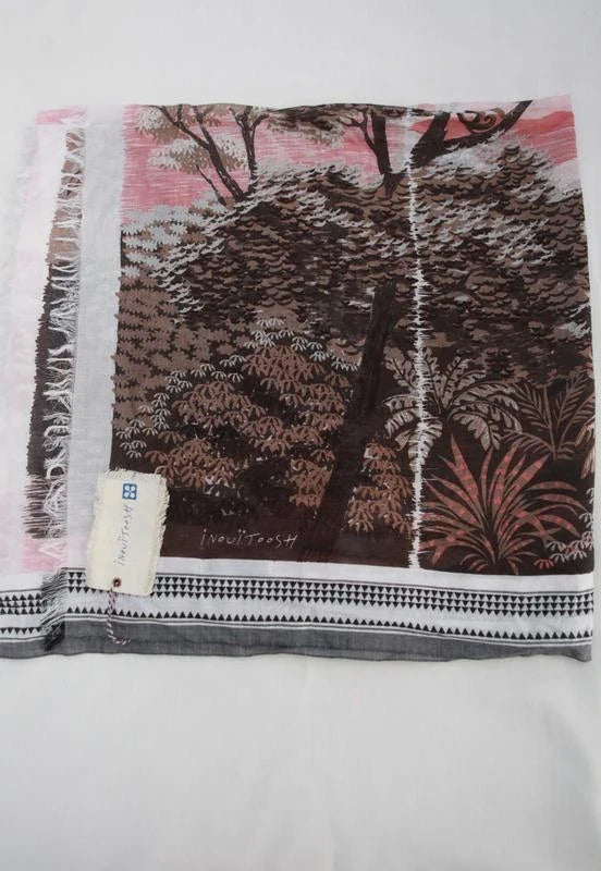 Inouitoosh cotton big shawl scarf - view 6