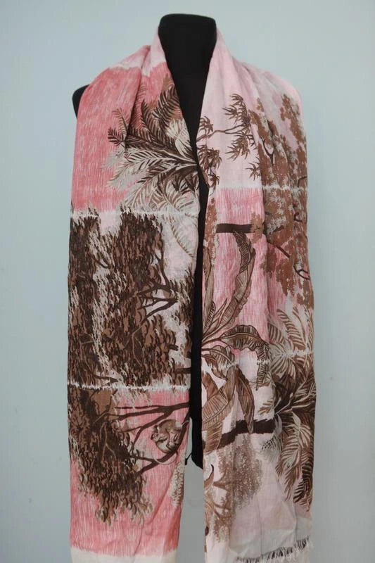 Inouitoosh cotton big shawl scarf - view 5