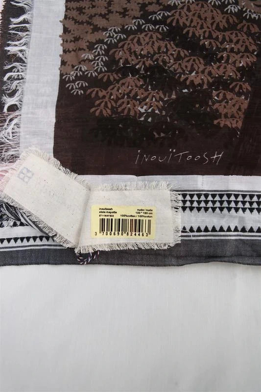 Inouitoosh cotton big shawl scarf - view 9