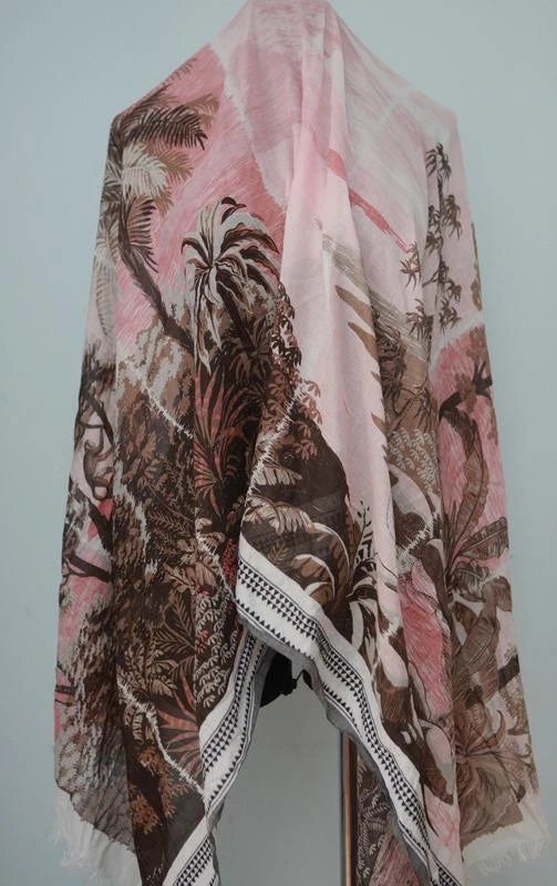 Inouitoosh cotton big shawl scarf - view 2