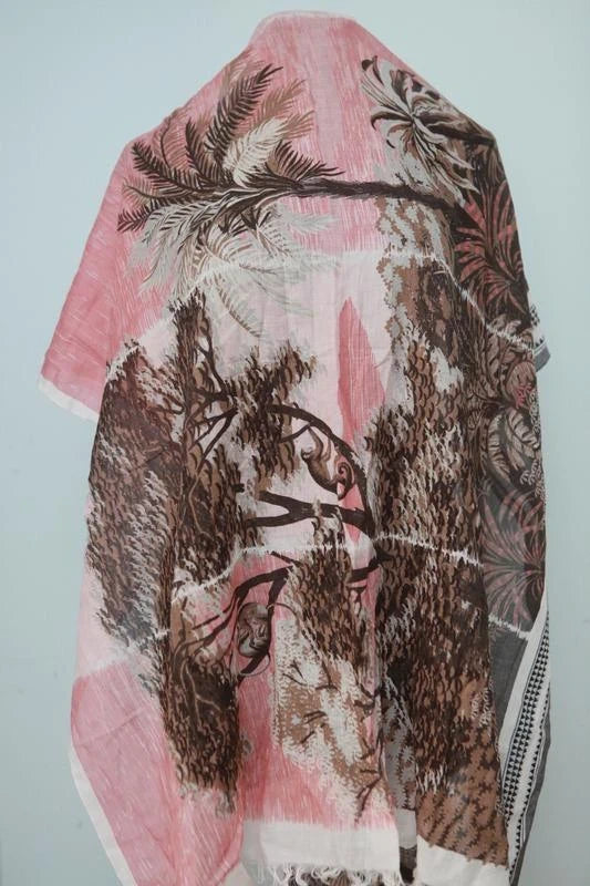 Inouitoosh cotton big shawl scarf - view 3