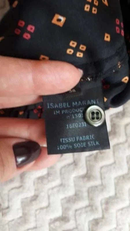 Isabel Marant black silk trousers - view 4