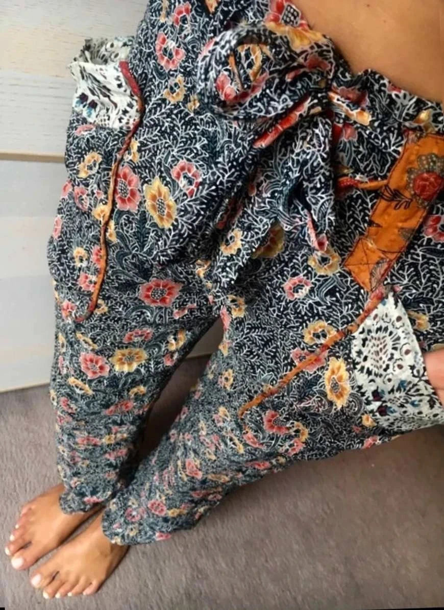 Isabel Marant multicolour silk trousers - view 5